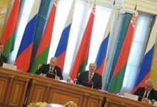 Путин: Товарооборот России и Беларуси следует довести до 50 млрд долларов в год